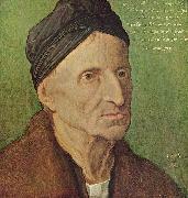 Albrecht Durer Portrat des Michael Wolgemut oil painting on canvas